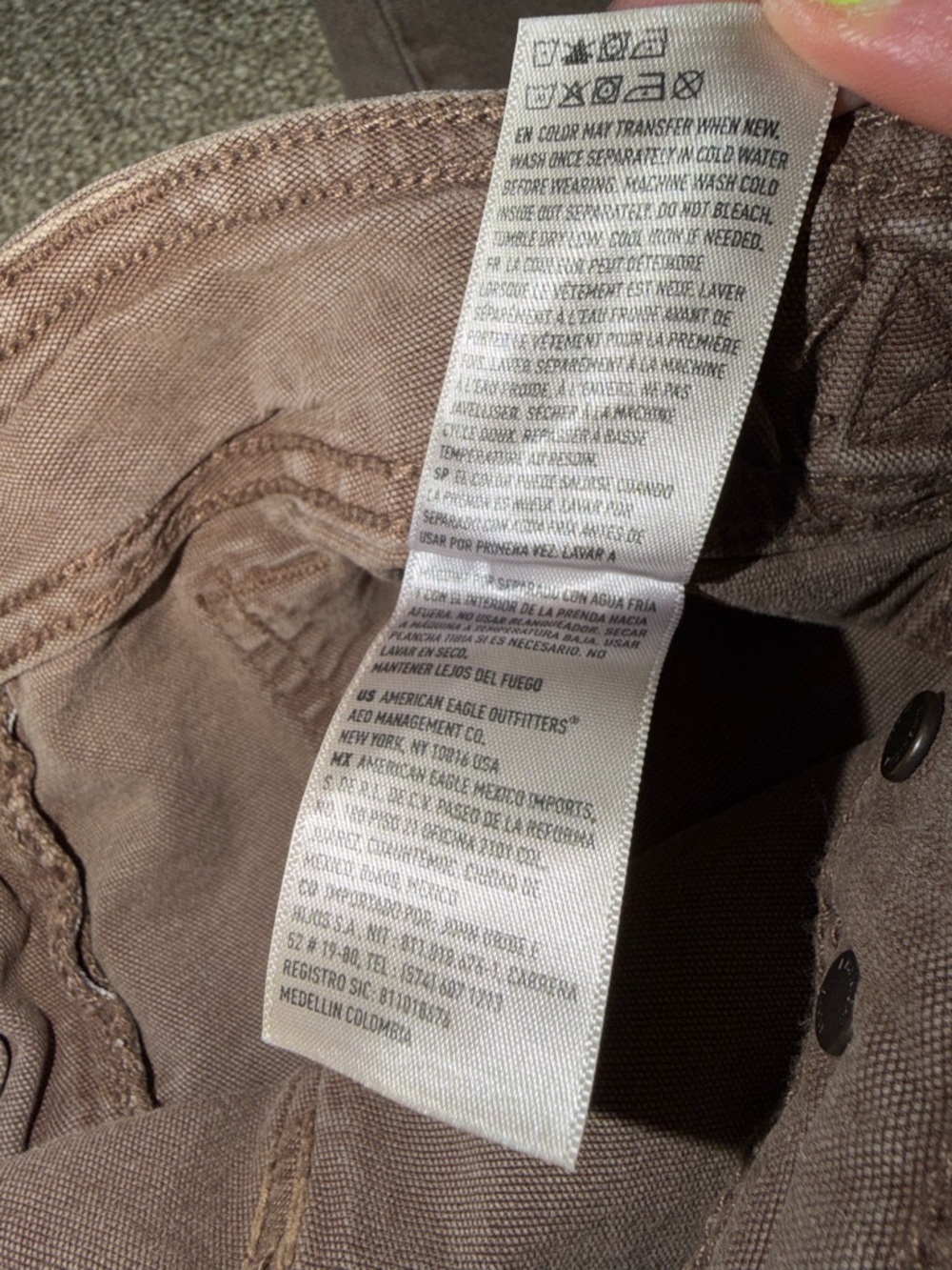 American Eagle Outfitters Stovepipe Stretch Cargo Pants - Picture 6 of 6